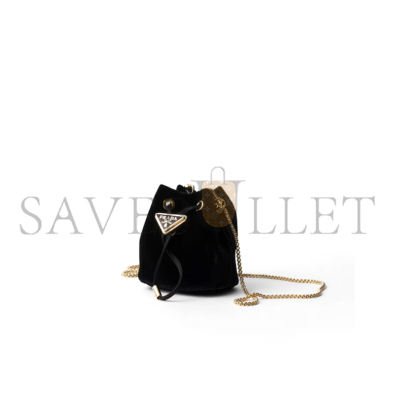 PRADA VELVET MINI POUCH 1NR016 (12*9*6cm)